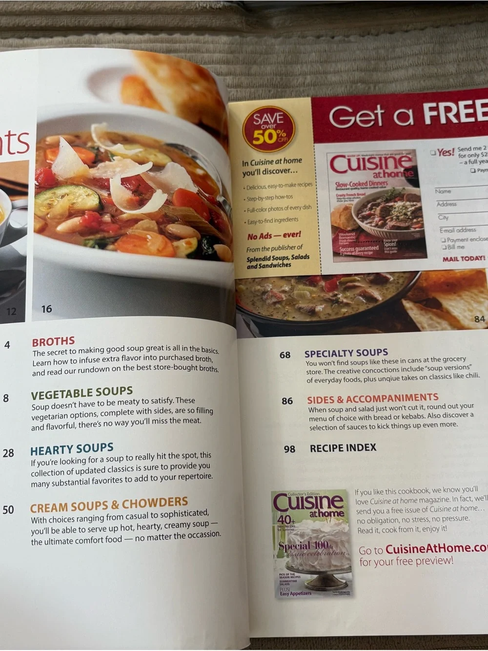 Splendid Soups & Spectacular Sides + Sandwiches & Salads - 188 Recipes (2013)
